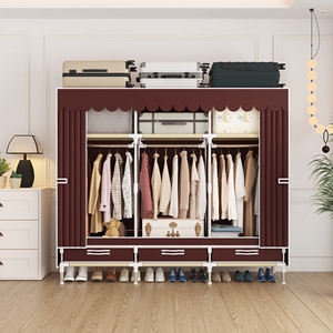 Armario Multicapa de Tela No Tejida con Cajones y Almacenamiento para Zapatos, Amplio Guardarropa para Organización de <span class=keywords><strong>Ropa</strong></span> en el Dormitorio - Product Image 1