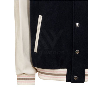 Veste universitaire sur mesure pour homme, 100% coton, manches longues, confortable, vêtements d'hiver, style streetwear, service OEM - Product Image 2