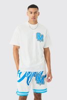 Ensemble t-shirt et short de basket-ball surdimensionné à prix d'usine ensemble t-shirt et short ensemble de shorts et de t-shirts fins pour hommes d'été