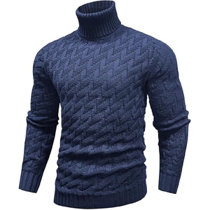 Sweat à col rond à manches longues pour hommes de haute qualité haut en tricot décontracté pour l'automne et l'hiver pull chaud - Product Image 6