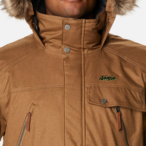 Vente en gros de manteaux parka respirants personnalisés grande taille pour hommes veste chauffante d'hiver pour hommes - Product Image 3