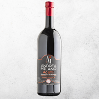 Vinaigre Balsamique de Modène Acetificio Andrea Milano, Liquide, Bouteille en Verre, Fabriqué en Italie, Rouge, 1L, Assaisonnements, Condiments, BRC