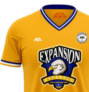 Camiseta de fútbol personalizable para hombre Diseños personalizados Logotipo y tamaño Ropa deportiva de corte automatizado para fanáticos del fútbol Tamaño adulto - Product Image 3