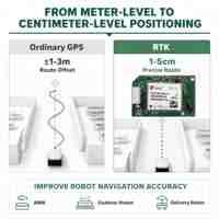 Module GNSS RTK multibandes ZED-F9P-04B avec précision au centimètre près pour la robotique aérienne et les levés topographiques