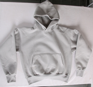Sudadera con capucha en blanco de gran tamaño con diseño OEM y logotipo personalizado, Sudadera con capucha de 600 GSM con bordado, Sudadera con capucha de peso pesado para hombre de 450gsm S - Product Image 5