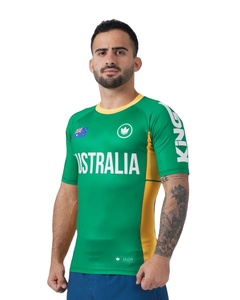 Jiu Jitsu-Protector de sarpullido Bjj para hombres, personalizado, cuello redondo, artes marciales, BJJ No Gi Gear - Product Image 3