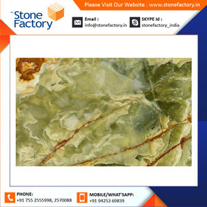 ด้านบนของแผ่นหินอ่อนสีเขียวโบราณหินควอตซ์ขัดเงาทันสมัย - Product Image 4