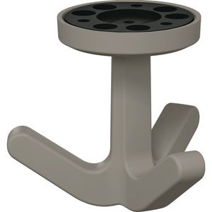 Série HEWI 477 Matt Elastic 95 Rock Grey Triple Hook & Rails 69 mm de hauteur 51 mm de diamètre - Product Image 1