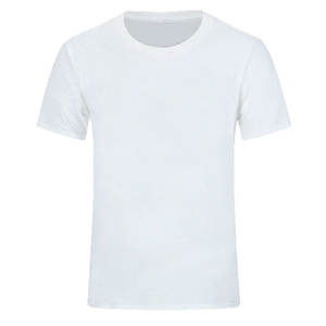 100% haute qualité plaine personnalisé 100% coton goutte épaule t-shirts pour hommes blanc col montant poids lourd grande taille t-shirt - Product Image 3