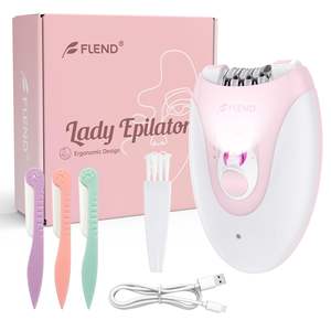 Épilateur rechargeable 2 vitesses pour femmes, appareil d'épilation indolore avec 36 pinces pour le visage, les jambes, le maillot, les bras, usage domestique et en camping-car - Product Image 1