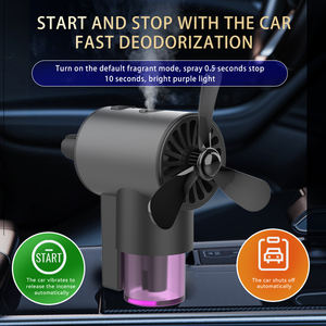 Diffuseur d'arômes de voiture intelligent portable à <span class=keywords><strong>diffusion</strong></span> rapide 2026 avec petit ventilateur rechargeable, désodorisant d'air de voiture 200mAh, huile parfumée - Product Image 3