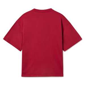 T-shirts unisexes 100% coton avec logo personnalisé, t-shirt vierge de haute qualité teint pour hommes, motif uni, tissu tissé - Product Image 2