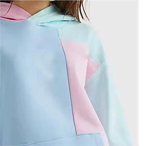 Hombres 100% nueva llegada personalizada al por mayor en blanco 300 gsm peso pesado 100% algodón polar pullover hombres Sudadera con capucha a granel con paneles - Product Image 6