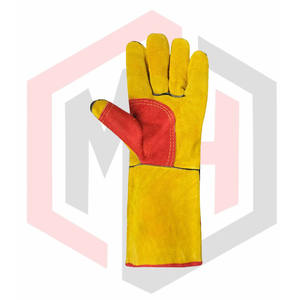 Guantes de trabajo de cuero antifuego de MOQ bajo Guantes DE SEGURIDAD DE PREVENCIÓN DE cortes para hombres para industrial - Product Image 2
