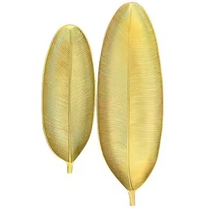 Customized New Gold Plated Serving Tray <b>Christmas</b> Table <b>Top</b> Food Serving for Hotel Restaurant for Holiday <b>Parties</b> - Product Image 4