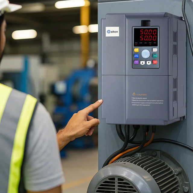 Three-Phase Variable Frequency Drive (VFD) for AC Motor Control for Conveyor Elevator Compressor Applications