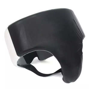 Protector Inguinal de Cuero PU de Estilo Profesional para Karate, Muay Thai, MMA, Boxeo, FIRST FITNESS INDUSTRIES, Negro - Product Image 5