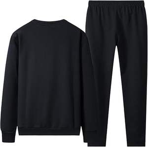 Joggers skinny noirs de créateur, bas de survêtement en polaire thermique pakistanais 100% coton pour femmes, crop court d'hiver, femmes noires - Product Image 2