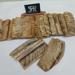 Manches de couteau artisanales écologiques de qualité supérieure, uniques et luxueuses, fabriquées à la main avec des écailles de corne de bélier pour la création de style animal - Product Image 1