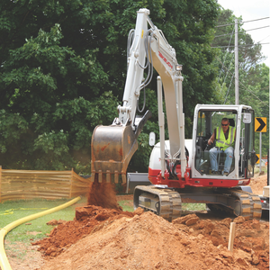 Mini-excavatrice Takeuchi TB290 d'occasion, cylindre hydraulique, mini-pelle, engin de chantier sur chenilles, 7 tonnes, prix de gros - Product Image 2