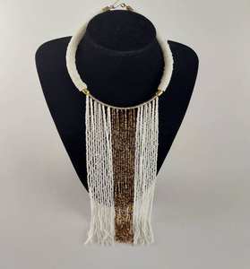 Embroidery Crafts 2025 New Fashion Bohemian Retro Style Multi-layer Colorful Seed Beads Handmade Beaded <b>Necklace</b> - Product Image 1