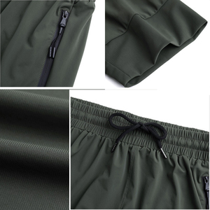 Pantalon de jogging en coton extensible Terzo pour homme Pantalon de survêtement rafraîchissant à séchage rapide pour la musculation en toile décontractée - Product Image 6