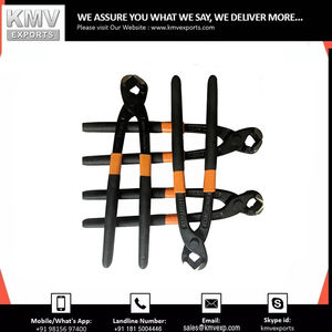 Pinza de torre de grado industrial resistente personalizada del exportador indio, mango de plástico de cromo vanadio, empuñadura de corte de alambre de embalaje - Product Image 6