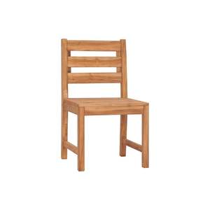 Chaise de salle à manger confortable et légère Infitia, style moderne minimaliste, fabrication en teck durable, pour extérieur, villa, hôtel, jardin, patio - Product Image 3