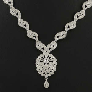 Ensemble de bijoux en diamants américains - Argent - Product Image 3