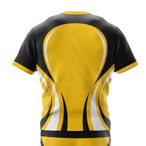 100% Polyester Respirant Rugby Uniforme Équipe Porter Hommes Rugby Uniforme OEM Service Conception Rugby Uniforme - Product Image 5