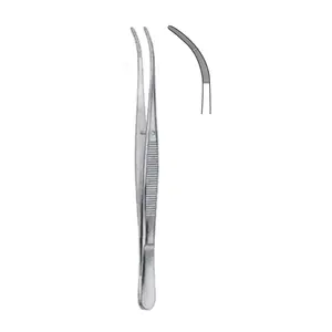 Pince à pansement Semken 1x2 dents-Pince en acier inoxydable de haute qualité/pince à dissection PAR SIGAL MEDCO