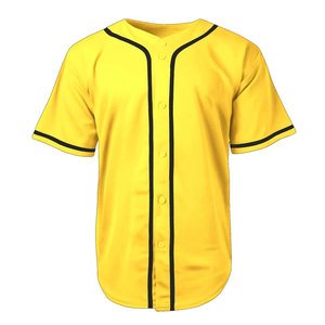 2024 nueva camiseta de béisbol para hombre, ropa deportiva con botones completos para venta en línea, camiseta de béisbol transpirable y de talla grande - Product Image 1