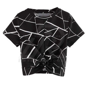 Top corto elegante para mujer, nuevo diseño personalizado de alta calidad para verano, estilo informal, el mejor precio al por mayor - Product Image 1
