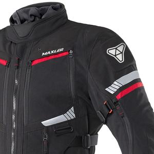 Veste de moto longue et robuste avec protections anti-chocs homologuées CE, veste de moto longue en textile pour homme, fabricant OEM, marque privée - Product Image 6