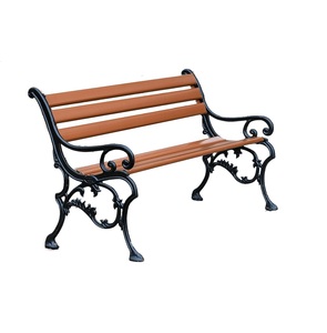 Brown Luxury Cast Iron & Wooden Garden <b>Bench</b> for Home Hotel Garden Outside Park Seating Patio <b>Bench</b> Outdoor and <b>Indoor</b> Furniture - Product Image 1