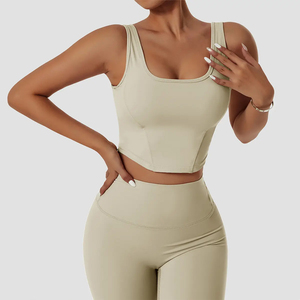 Conjunto de entrenamiento de gimnasio Atlético personalizado para mujer, 3 piezas, deportes de secado rápido, pantalones para correr al aire libre, contorno, Yoga, Fitness, mallas de entrenamiento - Product Image 1