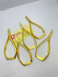 Coupe-ongles plaqué or durable de haute qualité avec tondeuse de pédicure à verrouillage arrière pour outil de manucure pour ongles incarnés - Product Image 2