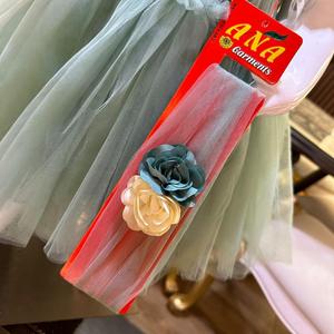 2024 ใหม่แฟชั่นชุดราตรีอย่างเป็นทางการ Gowns พัฟแขนซาตินชุดราตรี - Product Image 4