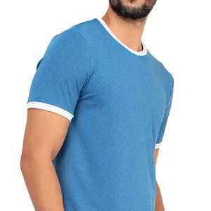 O Neck hommes t-shirts 2025 hommes t-shirts impression personnalisée logo manches courtes haute qualité 100% coton hommes t-shirts - Product Image 2