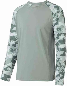 OEM Serviced Long Sleeve <b>Men's</b> Fishing Shirt Custom Sublimation Print Comfortable Breathable Quick Dry Wholesale - Product Image 1