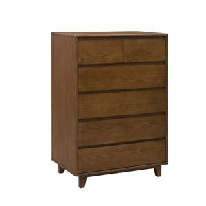 New Title "Modern 2-<b>Drawer</b> Over 4-Tall Dresser in Arezzo Style" - Product Image 2