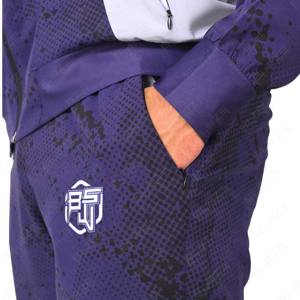 ชุดวอร์มสองชิ้นใส่ได้ทั้งชายและหญิงชุดวิ่งกางเกงคาร์โก้แบบไร้ตะเข็บระบายอากาศน้ำหนักเบา - Product Image 5