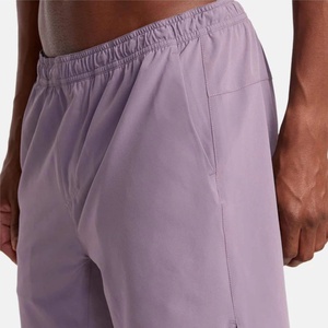 Short d'entraînement sportif pour hommes High Street Solid Eco-Friendly 100% Polyester Respirant Durable Tricoté Confortable Extensible Gym - Product Image 5