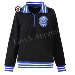 Personnalisé grec Zeta Phi Beta sororité et fraternité brodé attirail pull sweat - Product Image 1
