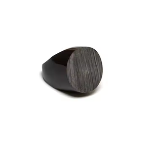 Buffalo Horn Ring Daily Women Jewelry for Customized Size with Handmade by crescent <b>crafts</b> - Product Image 4