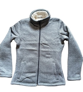 Nouvelle Arrivée Veste Décontractée Confortable en Tricot pour Femme, Style Universitaire, Écologique, Respirante, en Laine d'Agneau avec Rembourrage en Coton, Col Montant - Product Image 1