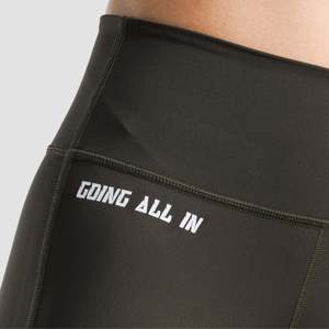 Leggings Deportivos con Estampado Strike Performance (Olive) Talla XL, Uso Casual en el Gimnasio, Tejido Sin Costuras de Spandex y Nailon Suave con Logotipo en la Cintura - Product Image 6
