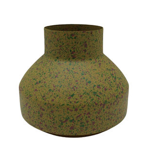 Top vendeur métal fer fleur Vase couleur verte maison Pot décoratif pour fête événements chambre décor à la main - Product Image 1
