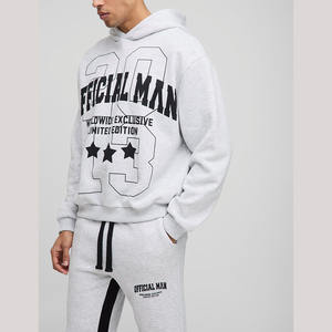 Conjuntos Deportivos Unisex OEM de 2 Piezas, Sudadera con Capucha y Pantalones Jogger, Chándal Holgado para Hombre, Ropa de Gimnasio y Fitness, Fabricante - Product Image 1