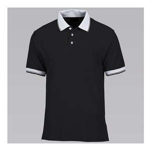 T-shirt polo pour hommes Premium 100% coton tissu tricoté matériau durable Design classique utilisation polyvalente travail loisirs paramètres - Product Image 2